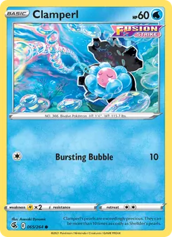Clamperl [Bursting Bubble] 카드 이미지