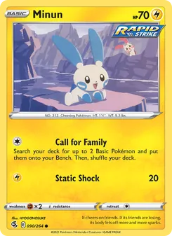 Minun [Call for Family | Static Shock]