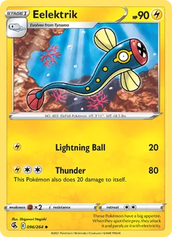 Eelektrik [Lightning Ball | Thunder] 카드 이미지
