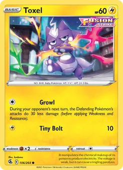 Toxel [Growl | Tiny Bolt]