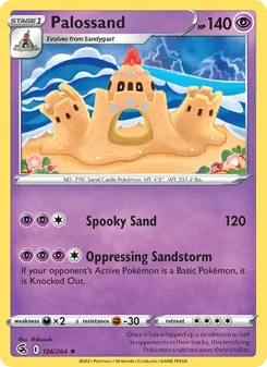 Palossand [Spooky Sand | Oppressing Sandstorm] 카드 이미지