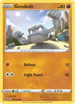 Geodude [Rollout | Light Punch] 카드 이미지