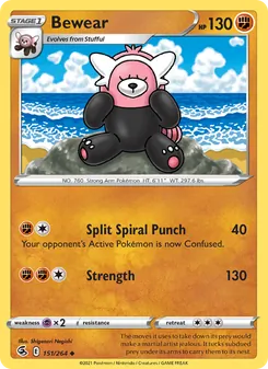 Bewear [Split Spiral Punch | Strength] 카드 이미지