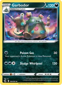 Garbodor [Poison Gas | Sludge Whirlpool] 카드 이미지