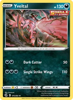 Yveltal [Dark Cutter | Single Strike Wings] 카드 이미지
