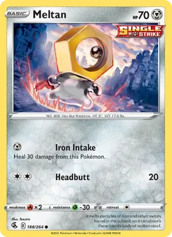 Meltan [Iron Intake | Headbutt] 카드 이미지