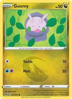 Goomy [Tackle | Melt] 카드 이미지