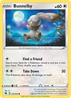 Bunnelby [Find a Friend | Take Down] 카드 이미지
