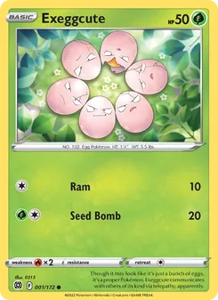 Exeggcute [Ram | Seed Bomb] 카드 이미지