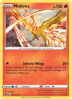 Moltres [Inferno Wings] 카드 이미지
