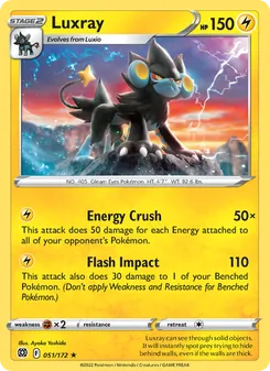 Luxray [Energy Crush | Flash Impact] 카드 이미지