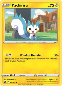 Pachirisu [Windup Thunder] 카드 이미지