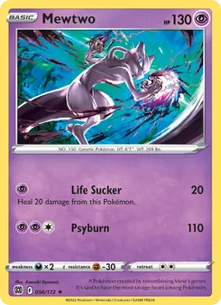 Mewtwo [Life Sucker | Psyburn] 카드 이미지