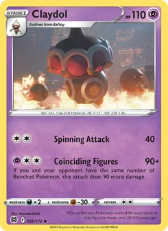 Claydol [Spinning Attack | Coinciding Figures] 카드 이미지