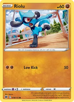 Riolu [Low Kick] 카드 이미지