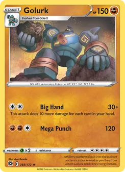 Golurk [Big Hand | Mega Punch] 카드 이미지