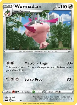 Wormadam [Matron's Anger | Scrap Drop] 카드 이미지