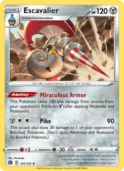 Escavalier [Miraculous Armor | Pike] 카드 이미지