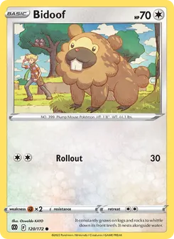 Bidoof [Rollout] 카드 이미지