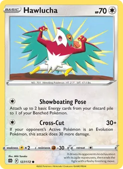 Hawlucha [Showboating Pose | Cross-Cut] 카드 이미지