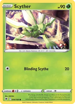 Scyther [Blinding Scythe] 카드 이미지