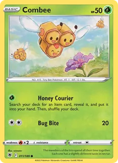 Combee [Honey Courier | Bug Bite] 카드 이미지