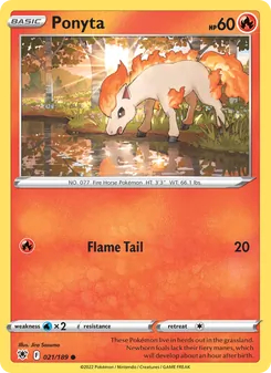 Ponyta [Flame Tail] 카드 이미지