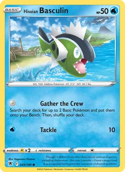 Hisuian Basculin [Gather the Crew | Tackle] 카드 이미지