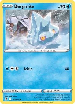 Bergmite [Icicle] 카드 이미지