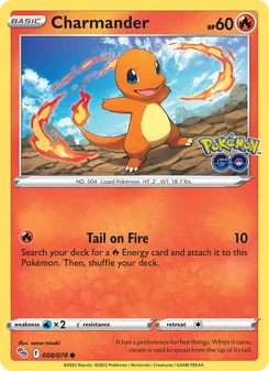 Charmander [Tail on Fire] 카드 이미지