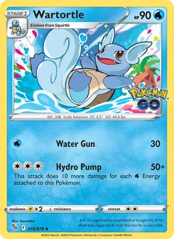 Wartortle [Water Gun | Hydro Pump] 카드 이미지