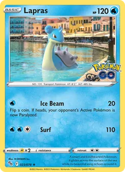 Lapras [Ice Beam | Surf] 카드 이미지
