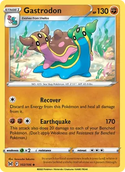 Gastrodon [Recover | Earthquake] 카드 이미지