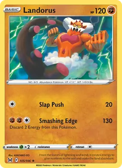Landorus [Slap Push | Smashing Edge] 카드 이미지