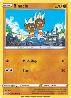 Binacle [Mud-Slap | Slash] 카드 이미지