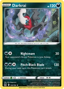 Darkrai [Nightmare | Pitch-Black Blade] 카드 이미지
