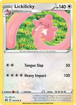 Lickilicky [Tongue Slap | Heavy Impact] 카드 이미지