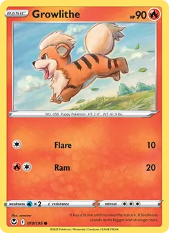 Growlithe [Flare | Ram] 카드 이미지
