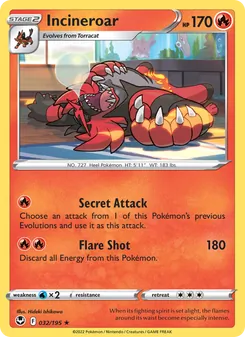 Incineroar [Secret Attack | Flare Shot]