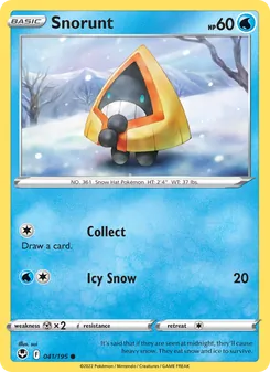 Snorunt [Collect | Icy Snow] 카드 이미지