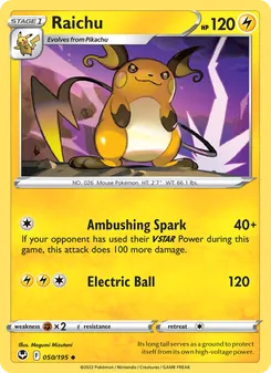 Raichu [Ambushing Spark | Electric Ball]
