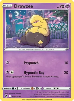 Drowzee [Psypunch | Hypnotic Ray] 카드 이미지