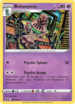 Beheeyem [Psychic Sphere | Psychic Arrow] 카드 이미지