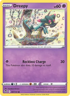 Dreepy [Reckless Charge] 카드 이미지