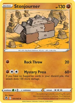 Stonjourner [Rock Throw | Mystery Press] 카드 이미지