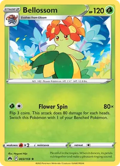 Bellossom [Flower Spin] 카드 이미지