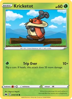 Kricketot [Trip Over] 카드 이미지