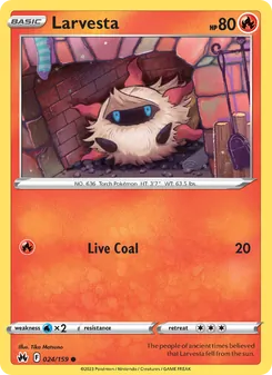 Larvesta [Live Coal] 카드 이미지