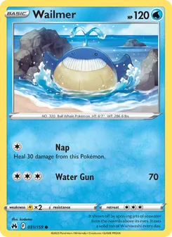 Wailmer [Nap | Water Gun] 카드 이미지