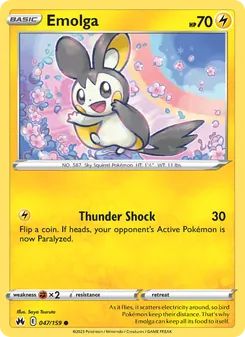 Emolga [Thunder Shock] 카드 이미지